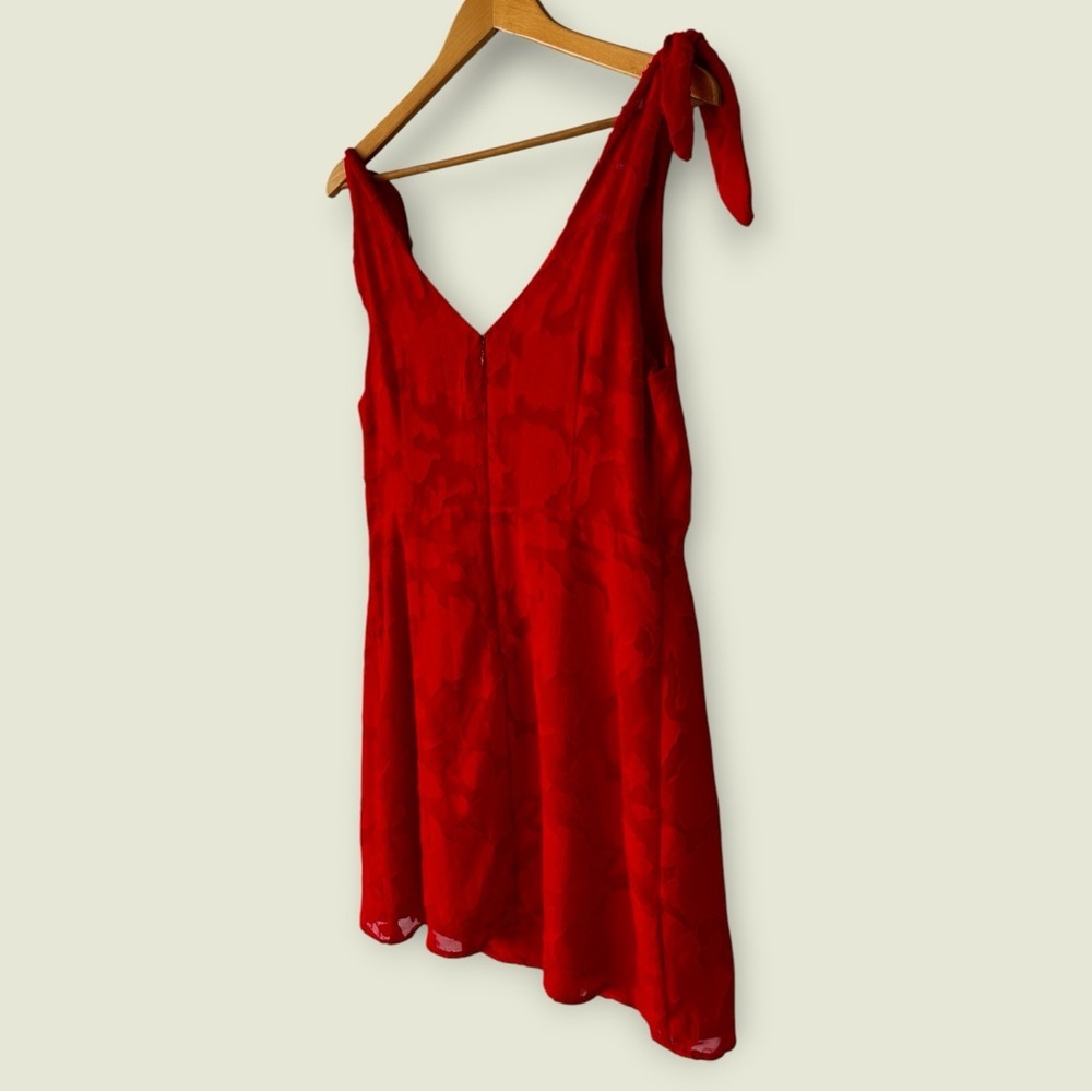 Dynamite Red Mini Dress Tie Straps - Picture 6 of 9